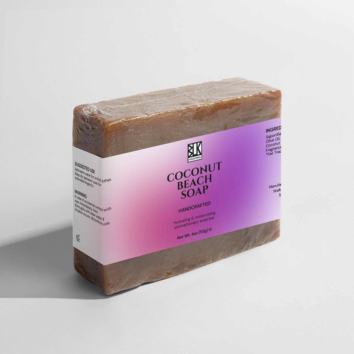 Coconut Beach Soap | BLK MADONNA