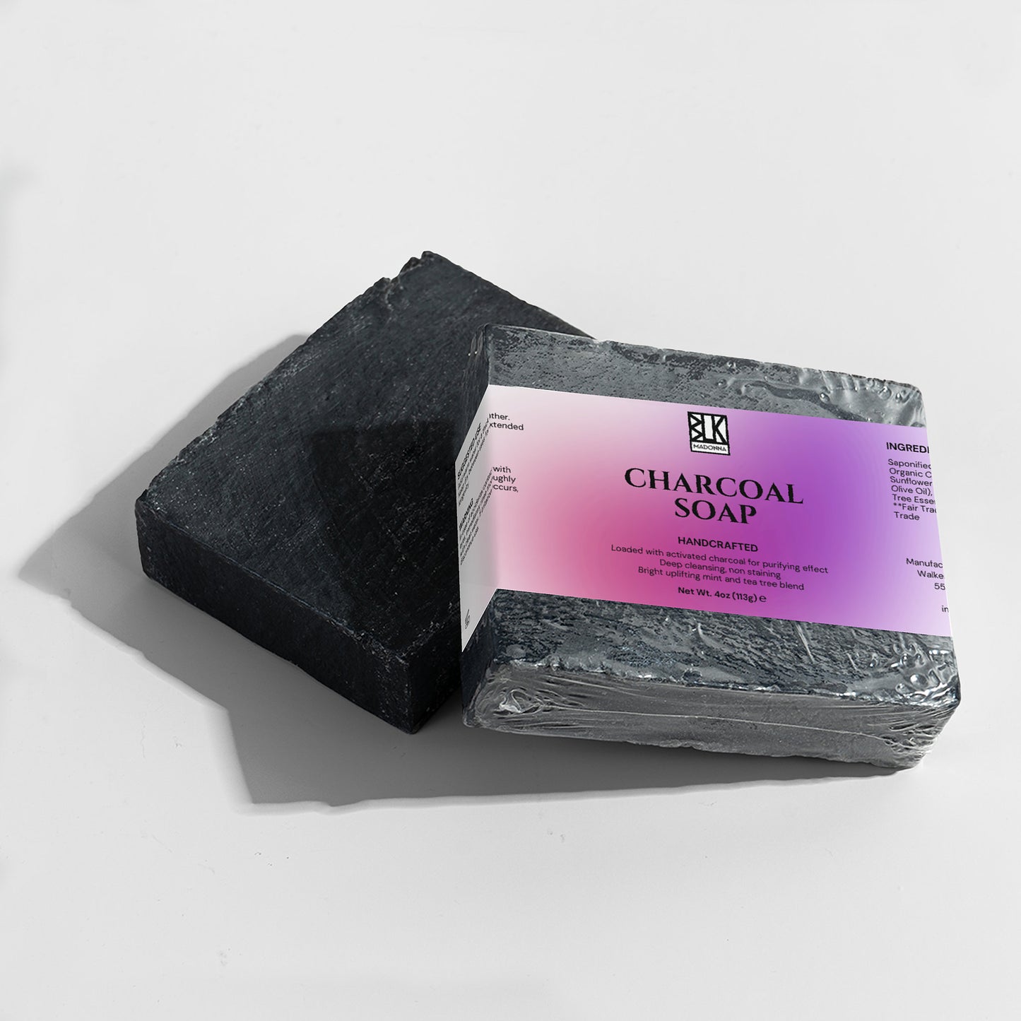 BLK MADONNA Charcoal Purifying Bar