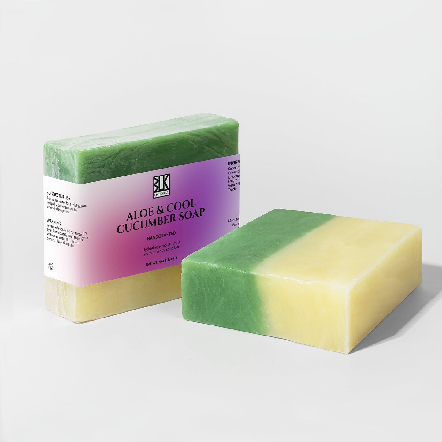 Aloe & Cool Cucumber Bar | BLK MADONNA