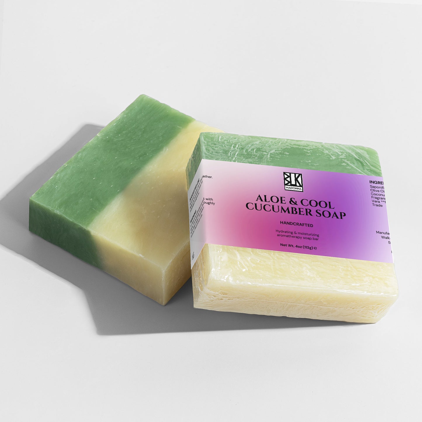 Aloe & Cool Cucumber Bar | BLK MADONNA