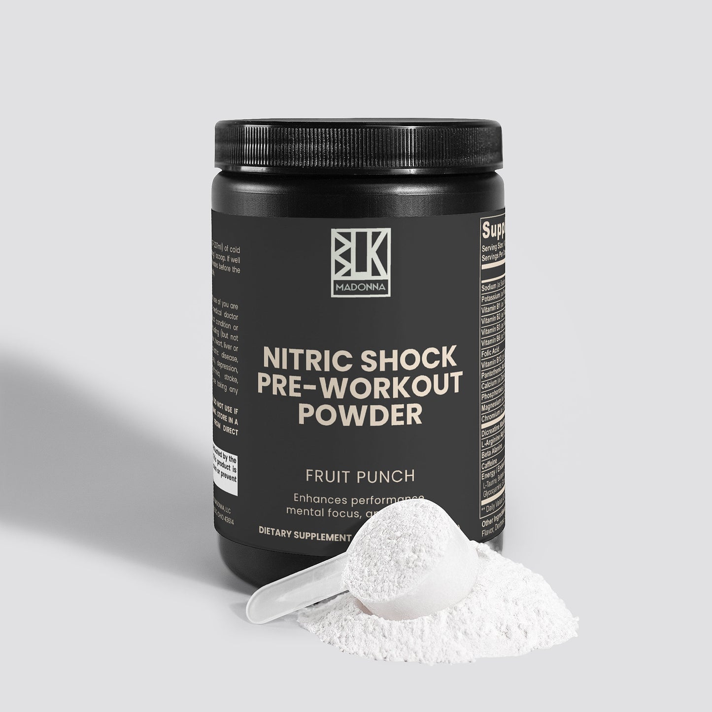 NITRIC SHOCK™ Pre-Workout Power Fuel | BLK MADONNA Performance