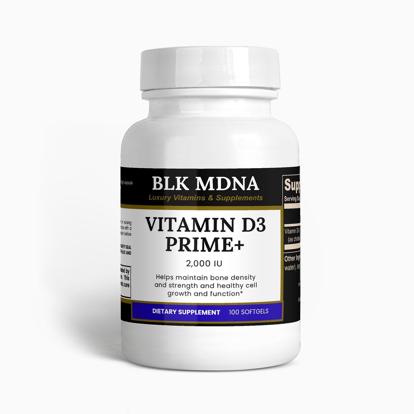 Vitamin D3 Prime+ | BLK MDNA