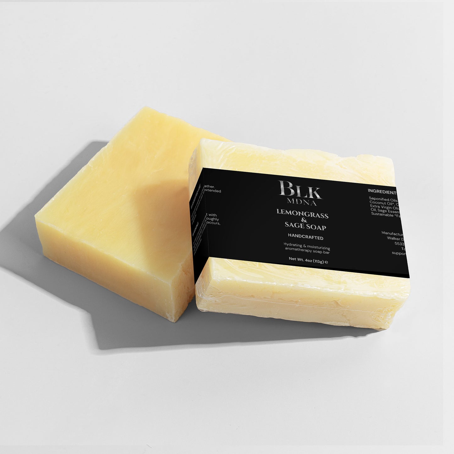 Lemongrass & Sage Soap | BLK MDNA