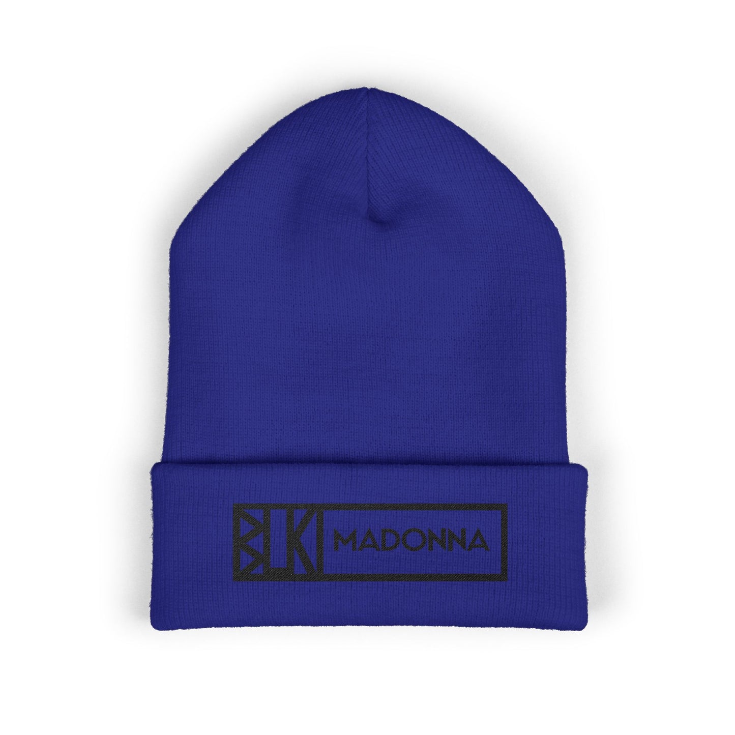 BLK MADONNA Signature Embroidered Beanie Two