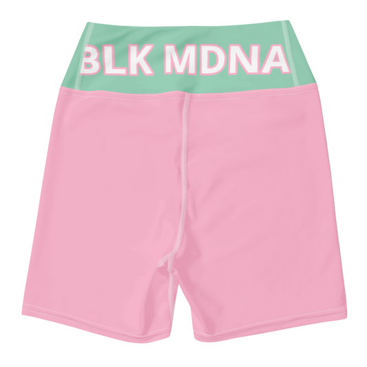 BLK MDNA SculptFit Workout Shorts | High-Waist Luxury Activewear