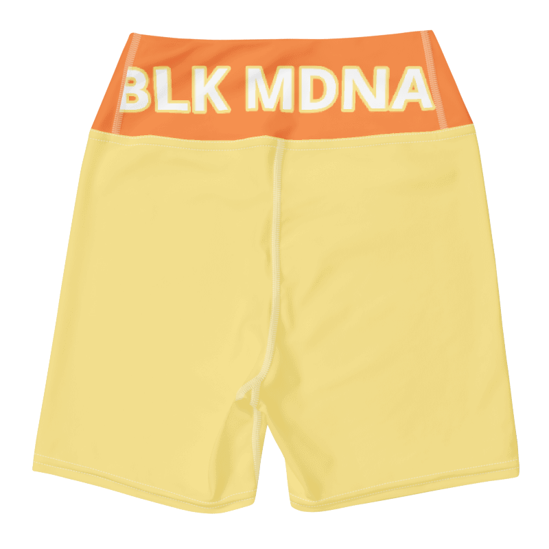 BLK MDNA SculptFit Workout Shorts | High-Waist Luxury Activewear