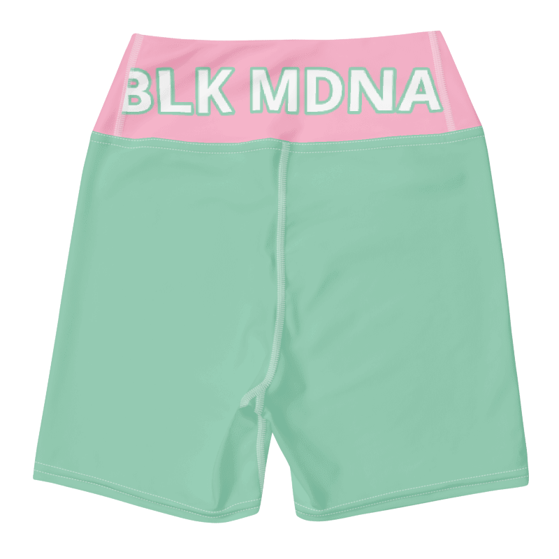 BLK MDNA SculptFit Workout Shorts | High-Waist Luxury Activewear