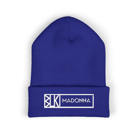 BLK MADONNA Signature Embroidered Beanie