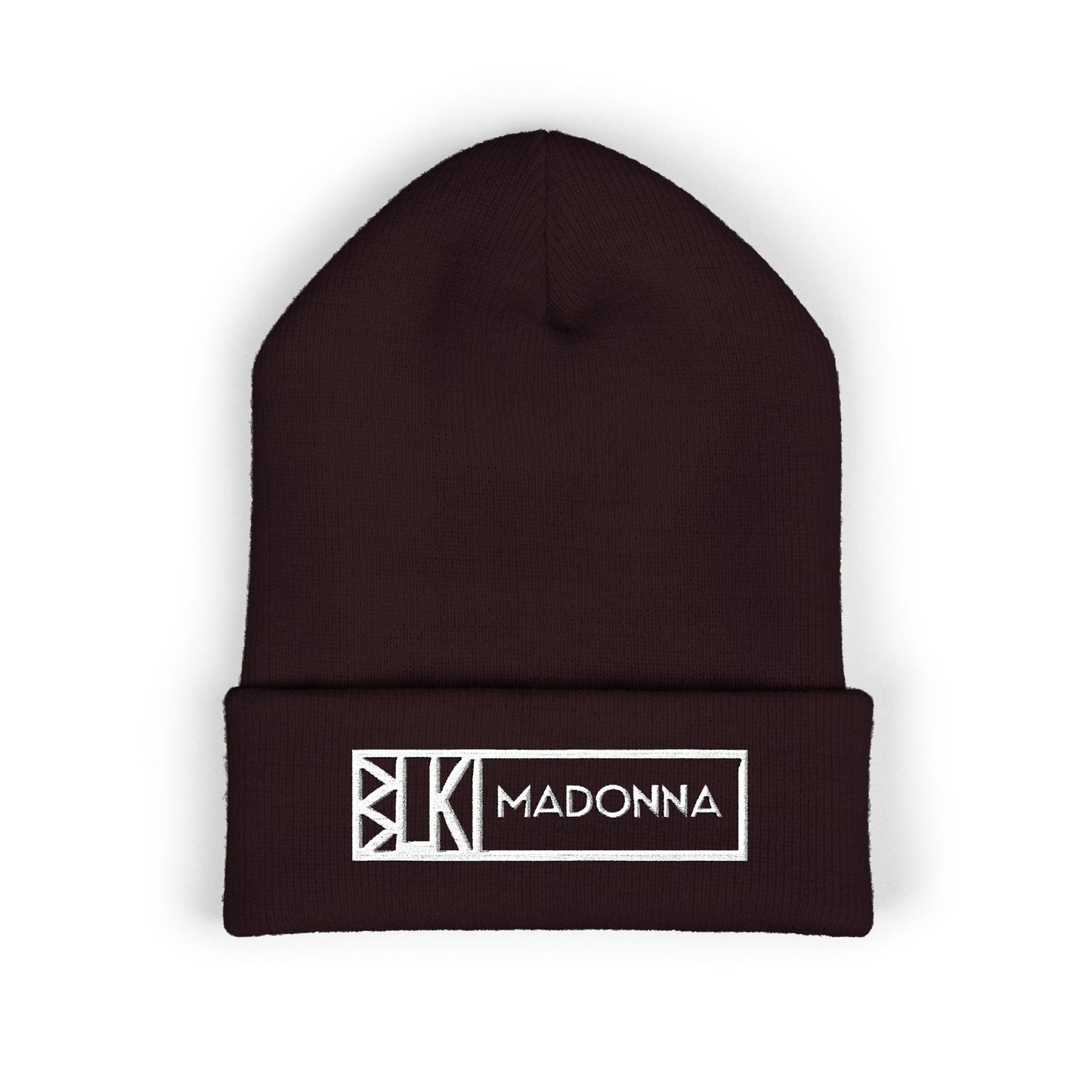 BLK MADONNA Signature Embroidered Beanie