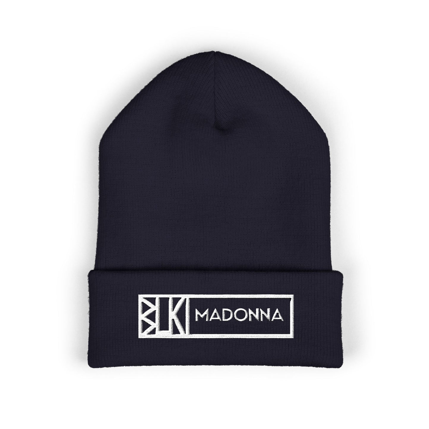 BLK MADONNA Signature Embroidered Beanie