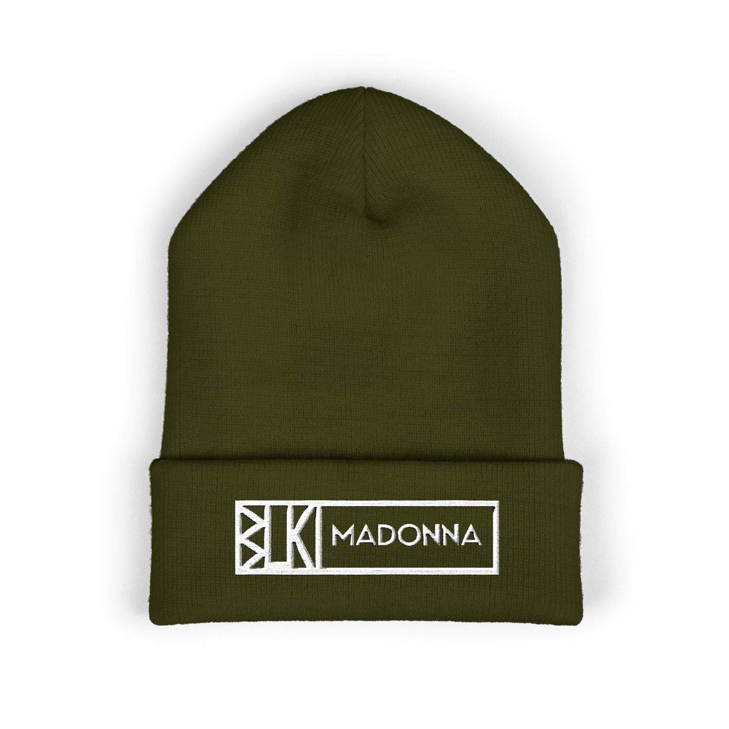 BLK MADONNA Signature Embroidered Beanie