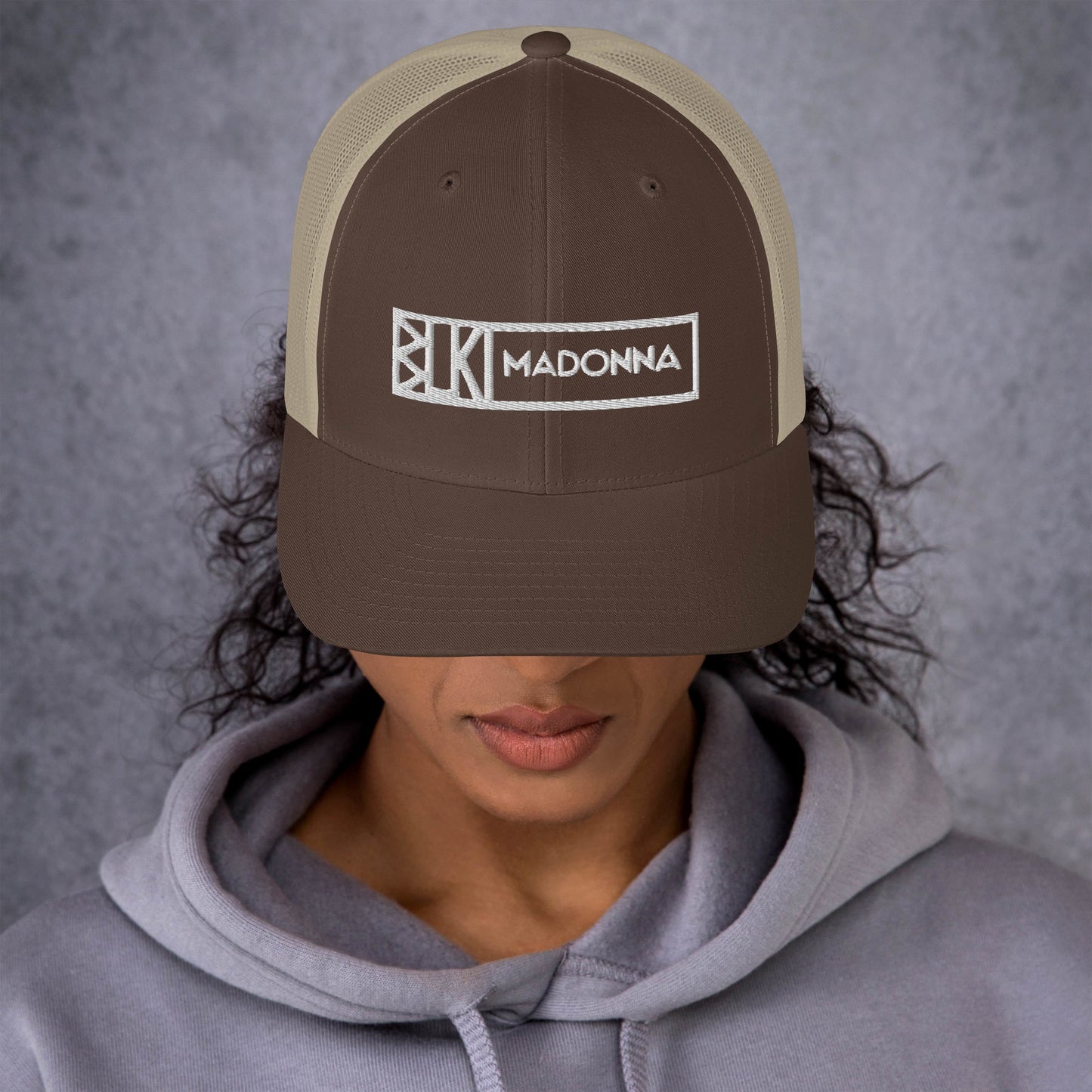 Blk Madonna Trucker Cap