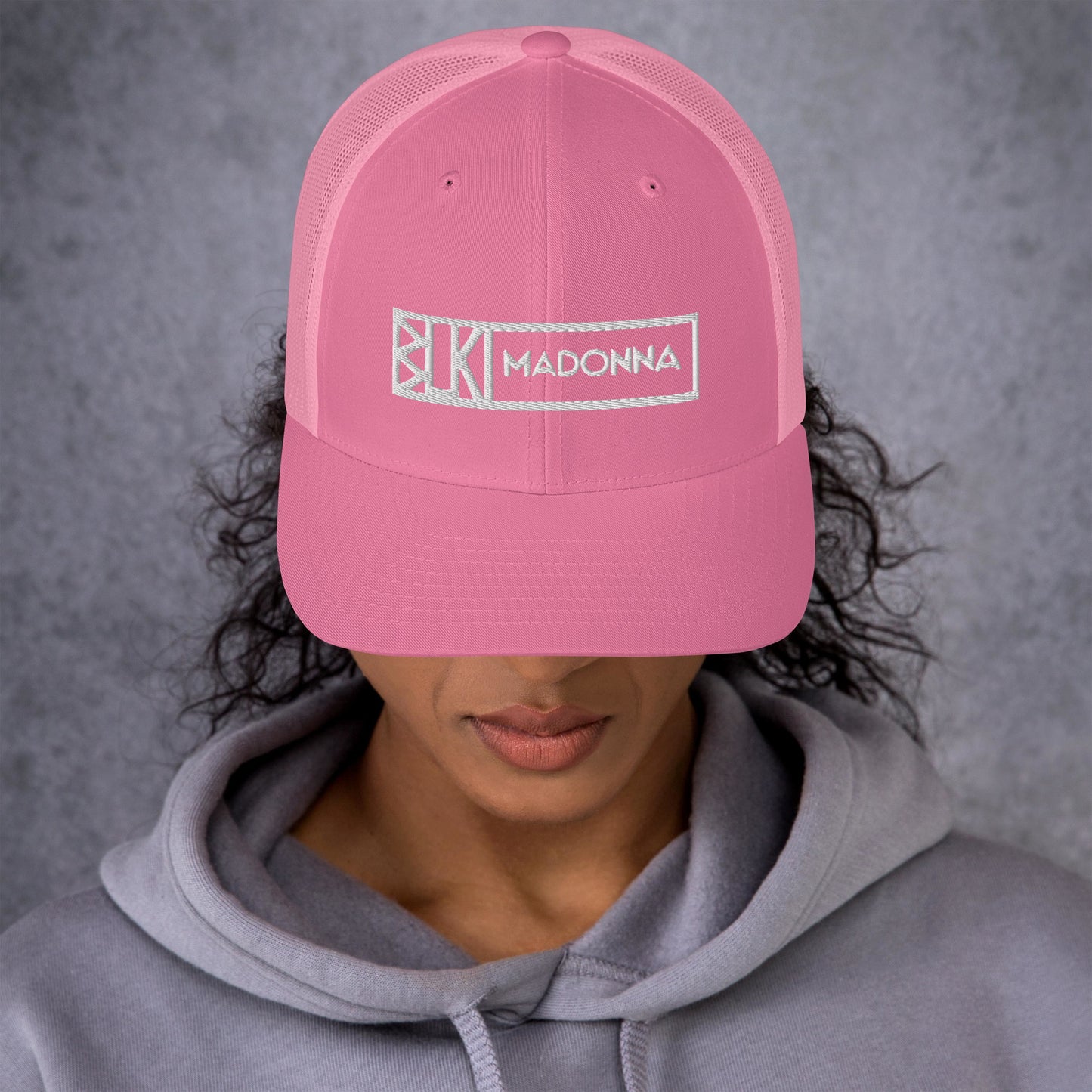 Blk Madonna Trucker Cap